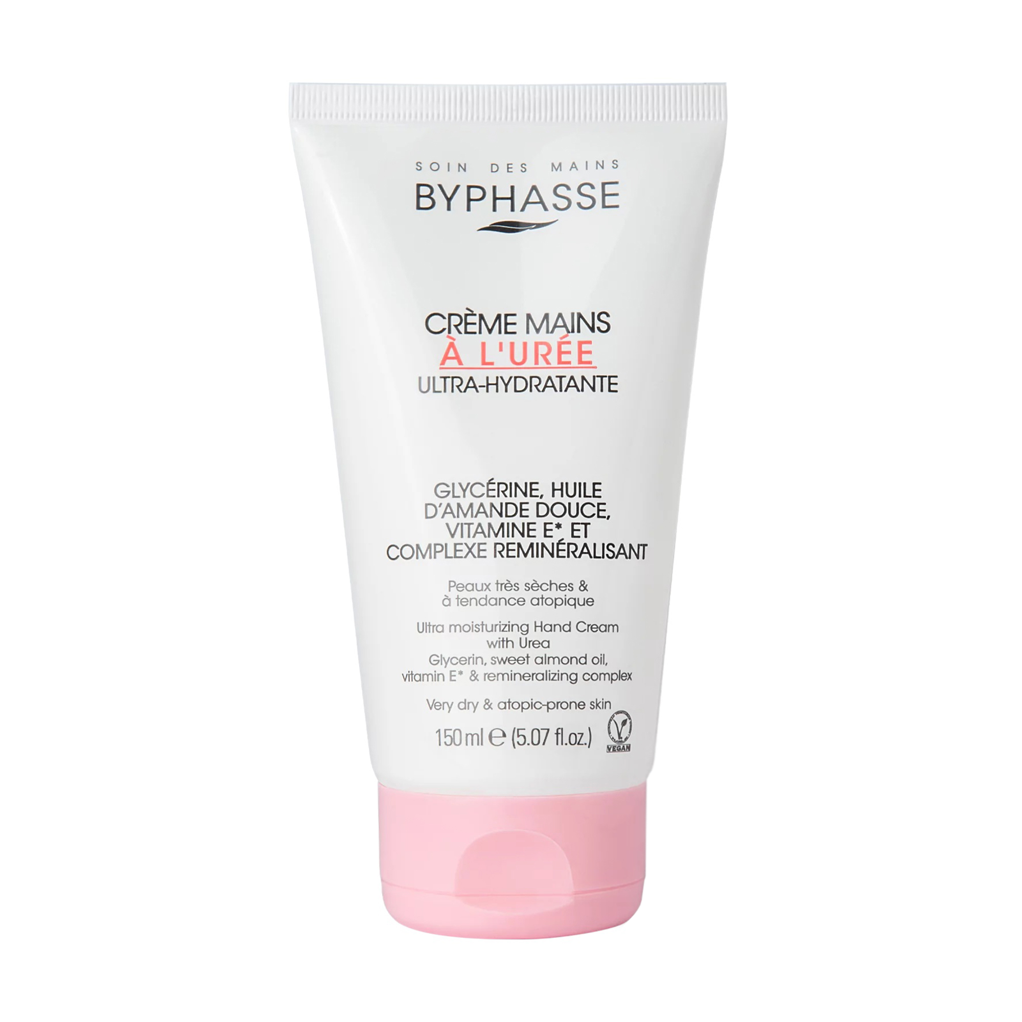 Зволожувальний крем для рук Byphasse Creme Mains A L'uree Ultra-Hydratante з сечовиною, 150 мл